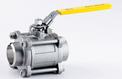 3 piece stainless steel ball valve